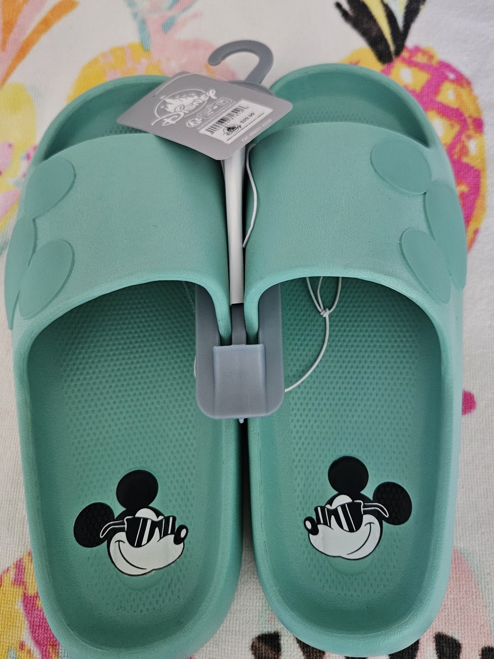 Disney Parks Mickey Mouse Slides for Adults M8/W10 New With Tag